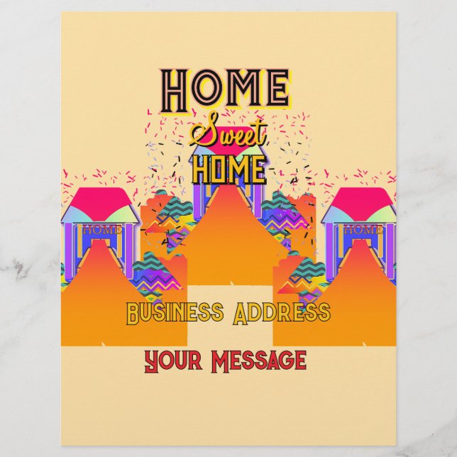 パーソナライズホームスイートホーム実在エステートフライヤー レターヘッド (正面)