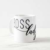 パーソナライズボスレディ コーヒーマグカップ (正面左)