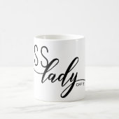 パーソナライズボスレディ コーヒーマグカップ (中央)