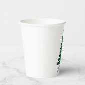 パーソナライズモダンされた"グラフィックのクリスマスツリー紙カップ 紙コップ (右)