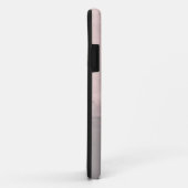 パーソナライズモダンアートスタイルライトピンクグレー Case-Mate iPhoneケース (裏面/右)