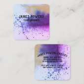 パーソナライズモダンカスタムする名刺 スクエア名刺 (正面/裏面)