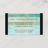 パーソナライズモダンカスタムする名刺 名刺 (裏面)