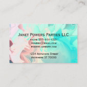 パーソナライズモダンカスタムする名刺 名刺 (裏面)