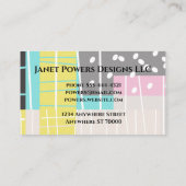 パーソナライズモダンカスタムする名刺 名刺 (裏面)