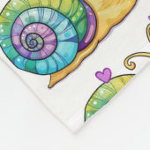 パーソナライズモノグラムのフリースブランケット フリースブランケット (角)