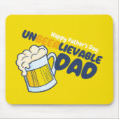 パーソナライズユーモアあふれる信じられないお父さん マウスパッド (正面)