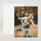 パーソナライズラブユーダッドフォト ポストカード (正面/裏面)