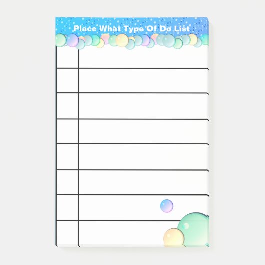 パーソナライズリストをするため ポストイット (正面)