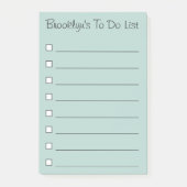 パーソナライズリスト-ポスト・イット--をするため ポストイット (正面)