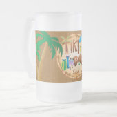 パーソナライズレトロティキバーパーティー フロストグラスビールジョッキ (正面左)
