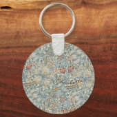 パーソナライズヴィンテージウィリアムモリスゴールデンリリー キーホルダー (正面)