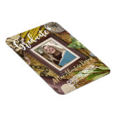 パーソナライズヴィンテージ冒険者テーマのお知らせ マグネット (右側)