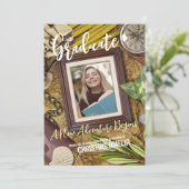 パーソナライズヴィンテージ冒険者テーマ卒業 招待状 (スタンド正面)