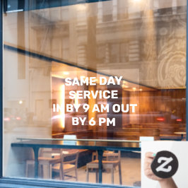 パーソナライズ乾燥クリーナー高速ドロップオフ拾う ウィンドウサイン