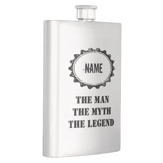 パーソナライズ人の神話の伝説の鋼鉄フラスコ フラスク (右)