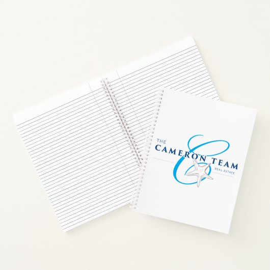 パーソナライズ付きTCTロゴ ノートブック (内部)