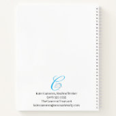 パーソナライズ付きTCTロゴ ノートブック (裏面)