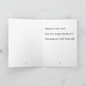 パーソナライズ健康なカードを得て下さい カード (内部)