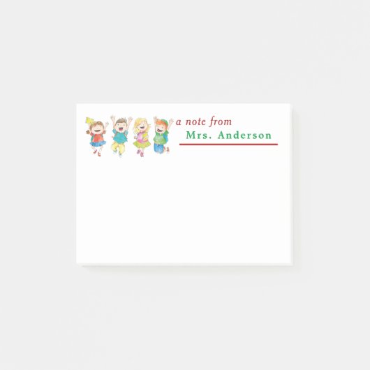 パーソナライズ先生からのノート ポストイット (正面)