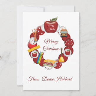 パーソナライズ先生メリークリスマス