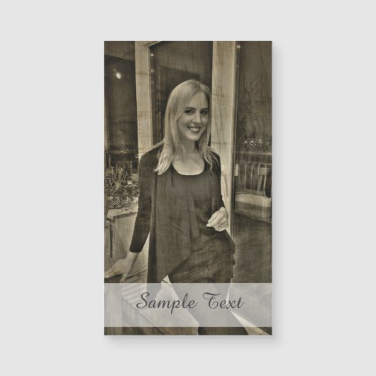 パーソナライズ写真および文字を加えて下さい (正面)