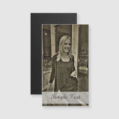 パーソナライズ写真および文字を加えて下さい (正面/裏面)