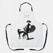 パーソナライズ可能なアートデコスタイルのグルーミングエプロン エプロン (正面)