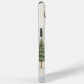 パーソナライズ可能なウッドランド ウィンター ファームハウス クリスマス Case-Mate iPhoneケース (裏面 / 右)