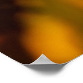 パーソナライズ可能なカルペディエムとカラフルリーフポステ ポスター (角)