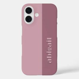 パーソナライズ可能なブロックカラー iPhone 16ケース