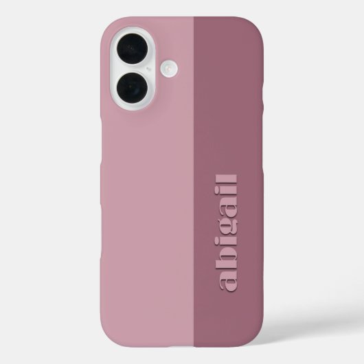 パーソナライズ可能なブロックカラー Case-Mate iPhoneケース (裏面)