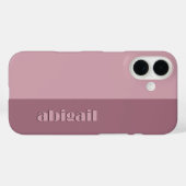 パーソナライズ可能なブロックカラー Case-Mate iPhoneケース (裏面 (横))