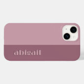 パーソナライズ可能なブロックカラー Case-Mate iPhoneケース (裏面 (横))