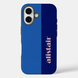 パーソナライズ可能なブロックカラー iPhone 16ケース