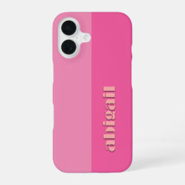 パーソナライズ可能なブロックカラー iPhone 16ケース