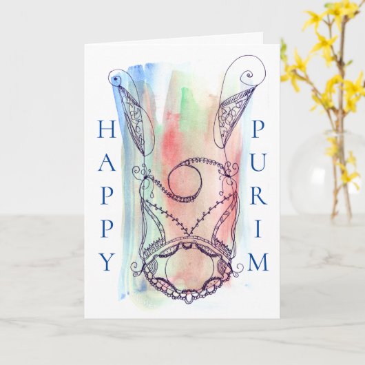 パーソナライズ可能な抽象芸術メギラ カード (黄色い花)