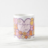 パーソナライズ可能「すぐに大きなSis、Estになる。2025 コーヒーマグカップ (中央)