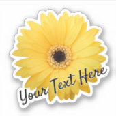 パーソナライズ名花デザインステッカーラベルプリント シール (正面)