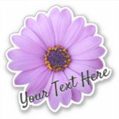 パーソナライズ名花デザインステッカーラベルプリント シール (正面)