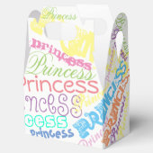 パーソナライズ名Sherbert Pastel色の好意ボックス フェイバーボックス (オープン)