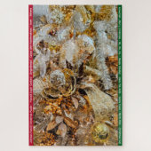 パーソナライズ家族名クリスマスプレゼント1000 pc ジグソーパズル (縦)