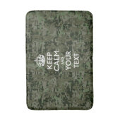 パーソナライズ平静およびあなたの文字を保って下さい バスマット (正面縦)