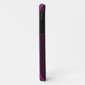 パーソナライズ平静をピンクの明るい赤紫色のあなたの文字保って下さい Case-Mate iPhoneケース (裏面/左)