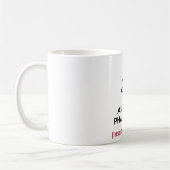 パーソナライズ平静を保ち、あなたの薬剤師に尋ねて下さい コーヒーマグカップ (左)