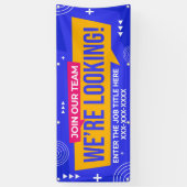 パーソナライズ探しているチームに参加 横断幕 (縦)