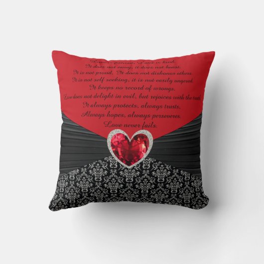 パーソナライズ数記念日の枕 クッション (裏面)