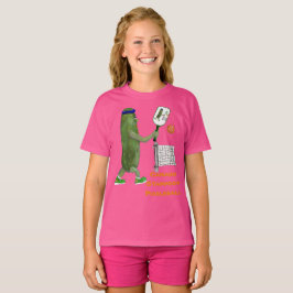 パーソナライズ文字おもしろいピックボールTシャツ Tシャツ