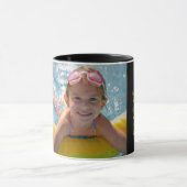 パーソナライズ文字カスタムキッズフォトギフトコーヒーマグ マグカップ (中央)