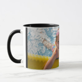 パーソナライズ文字カスタムキッズフォトギフトコーヒーマグ マグカップ